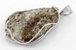 Кулоны из серебра с астрофиллитом